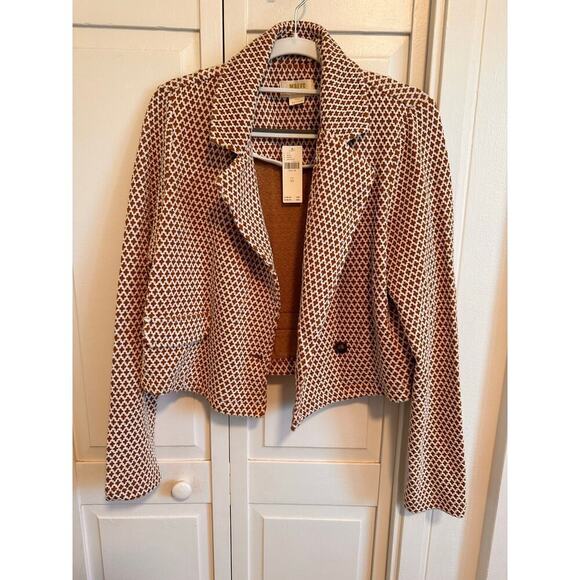 NWT Anthropologie Maeve Knit Cropped Blazer Size XS - Picture 5 of 11